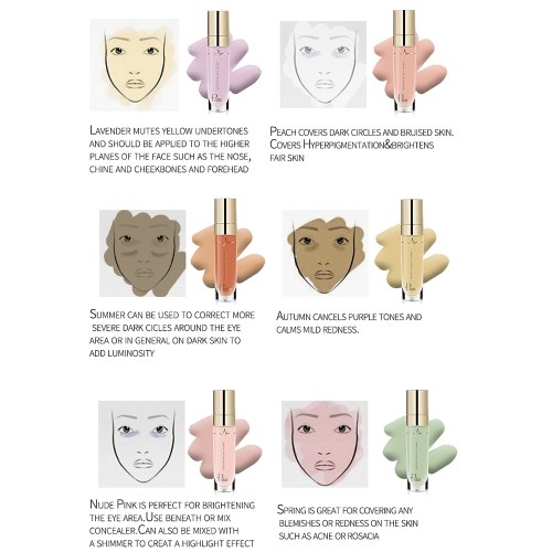

Pudaier 22 Colors Convenient Liquid Concealer Eye Cream Concealer Face Cosmetics Professional Makeup Concealer Stick