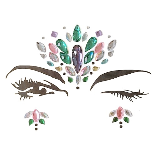 

DIY Adhesive Face Gems Rhinestone Temporary Tattoo Jewels Festival Party Body Glitter Stickers Flash Temporary Tattoos Sticker Легко работать