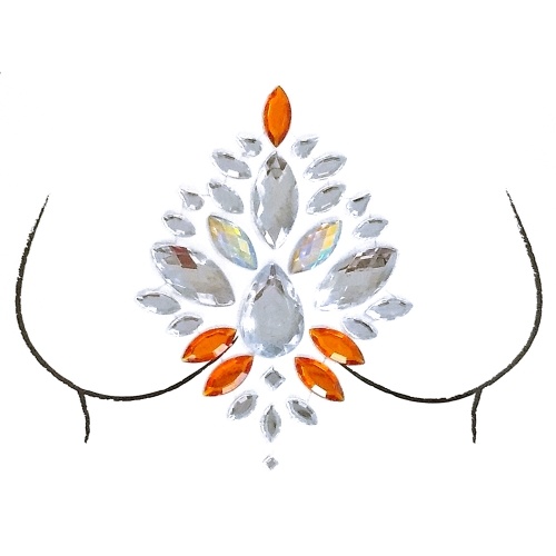 

Big Classic Ceremony Breast Bling Gem Cluster Self Adhesive Stick On Jewels Body Paint Decor Rhinestone Temporary Tattoo Jewels Праздничная вечеринка Glitter Stickers Easy To Operate