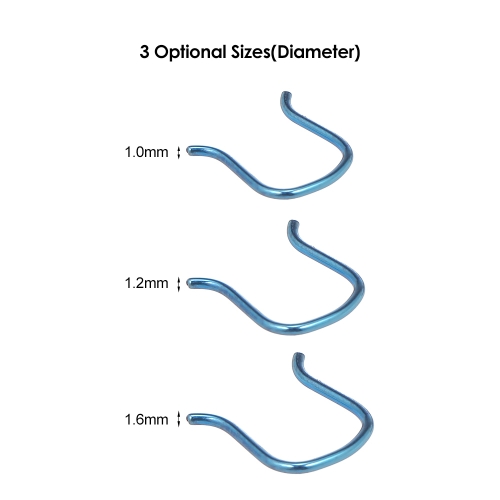 

6pcs/Lot Punk Style Fake Nose Rings C Clip Nose Hoop Body Piercing Jewelry Accessories 6 Colors