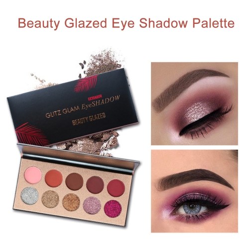 

Beauty Glazed Eye Shadow Long Lasting Make up Palette Shimmer Matte Pigment Glitter Eyeshadow Pallete Cosmetic