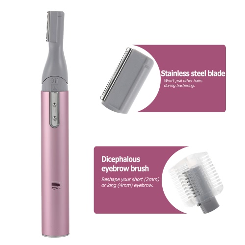 

MKS Electronic Women Hair Remover Multifunctional Body Epilator Eyebrow Shaping Trimmer Tool Wet & Dry Shaving Razor for Lady