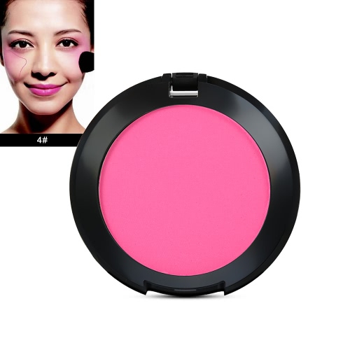 

Popfeel Косметика для лица Румяна порошок Палитра Косметические румяна Powder # 4 Make Up 6 цветов опционных с зеркалом Brush