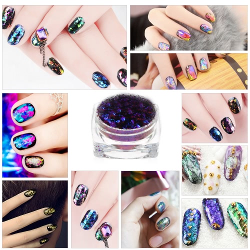 

1pc Chrome Nail Powder Nail Glitter Metallic Nail Powder Shinning Powder Nail Gel Powder Decoration Tool 2#