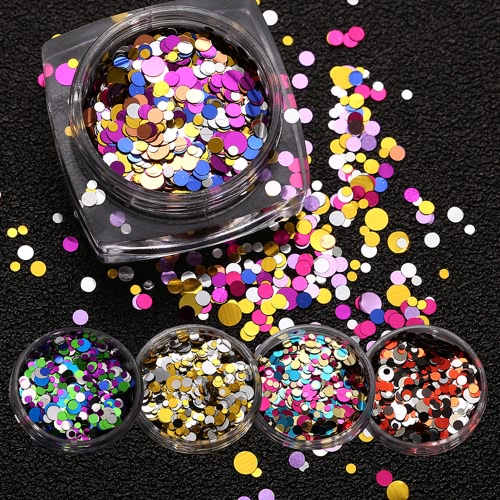 

1 Pcs DIY Beauty Nail Tip Craft Decorations Thin Nail Sequins Paillette Glitter Cosmetic Fashion Nail Polish Stickers
