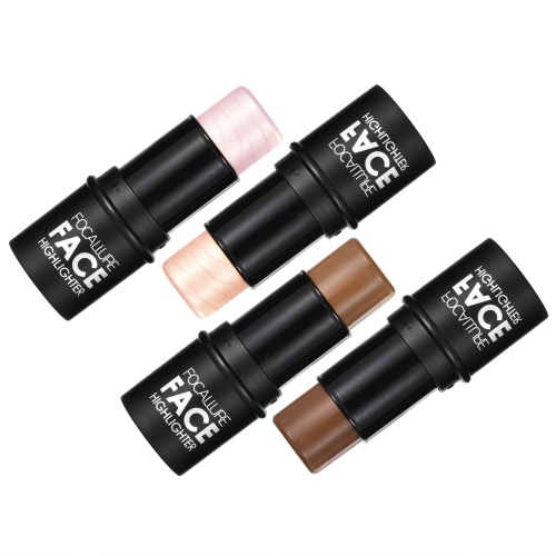 

Focallure 1pc Подсветка Pen Makeup Stick Woman Concealer Порошковая контурная палитра Косметический инструмент Silver