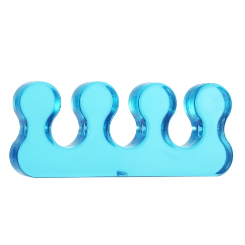 2Pcs Silicone Finger Toe Separator Divider 3 Holes Hallux Valgus Protector Bunion Adjuster Thumb Valgus Guard Nail Art Tool