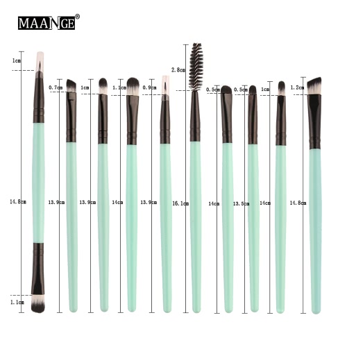 

18Pcs Cosmetic Tools Make-up Toiletry Kit Wool Primer Professional Brush Set