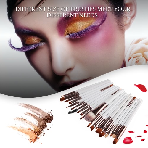 

20PCS Professional Eye Shadow Foundation Eyebrow Lip Brush Makeup Brush Tools Toiletry Kit Wool Design Pinceau Maquillage Professionnel