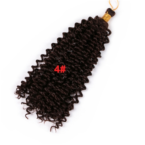 

1pcs Synthetic Crochet Braids 14 Inch Curly Grey,Black,Brown,Blonde,Purple Ombre Braiding Hair Extensions