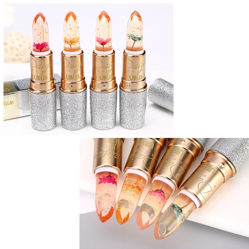 

UBUB 1pc Lip Balm Moisturizer Jelly Makeup Lipstick Magic Temperature-changed Flower Nutritious Waterproof