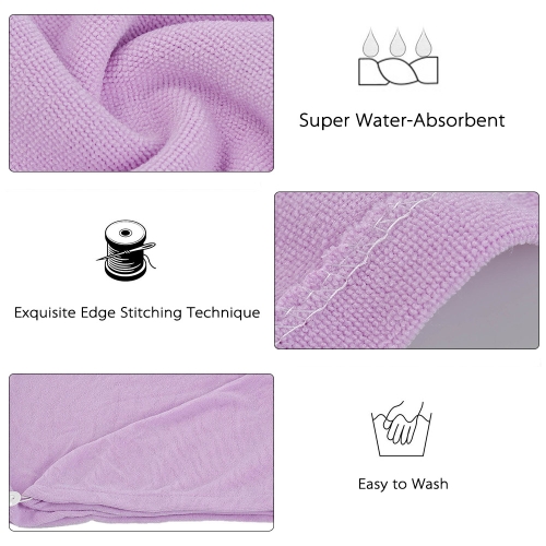 

Quick Dry Hair Drying Towels Water-Absorbent Hair Cap Bath Shower Wrap for All Hair Types and Lengths Random Color