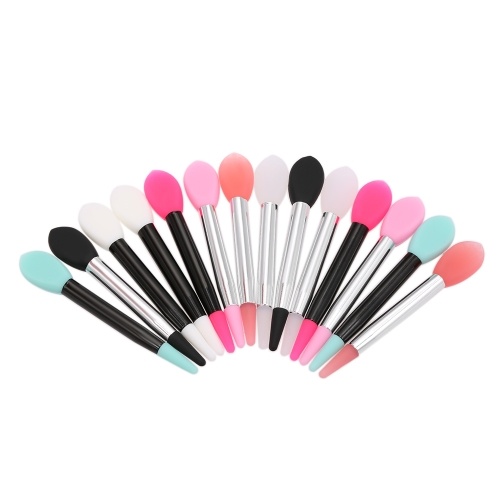 

14pcs Silicone Makeup Eyebrow Eye Shadow Lip Brush