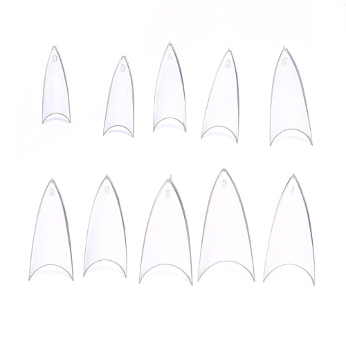 

Stilettos Sharp Nail Art Acrylic False Nail Tip Natural Pointed(500 pcs)