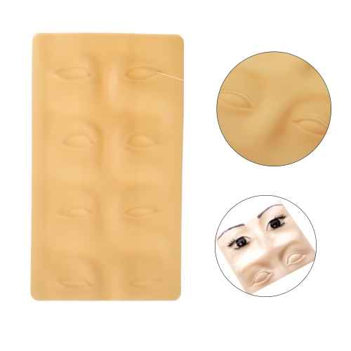 

1Pcs Tattoo Practice Skin Blank For Needle Machine Silicone Permanent Eyebrow Makeup Tattoo Practice Skin Blank Sheet
