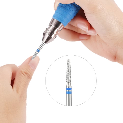

Nail Drill Bit Nail Art Machine File Bit Cuspidal Grinding Stone Head Mounted Point Manicure Bit Silver