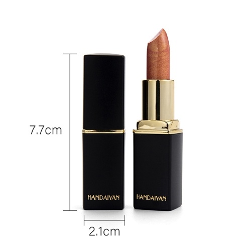 

HANDAIYAN Fashion Sexy Diamond Glitter Shimmer Lipstick Cosmetic Lips Gloss Lipstick 9 Colors Long Lasting Makeup Matte Lipstick Shinning Lip Balm #07