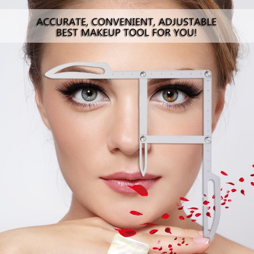 

Stainess Steel Eyebrow Positioning Measurement Ruler Tattoo Calipers Microblading Permanent Makeup Gold Ratio DIY Measure Tool Gro