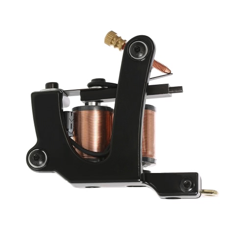 

1pc Tattoo Machine Professional Tattoo Motor Shader & Liner Zinc Alloy Body Tattoo Machine Gun Black