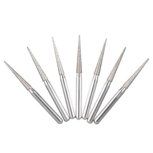 50Pcs Dental Diamond Burs Drill Dental High Speed Burs Teeth Polishing & Smoothing Tool