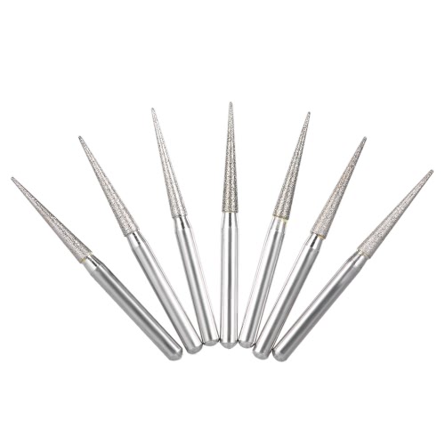 50Pcs Dental Diamond Burs Drill Dental High Speed ​​Burs Dents Polissage et Lissage Outil