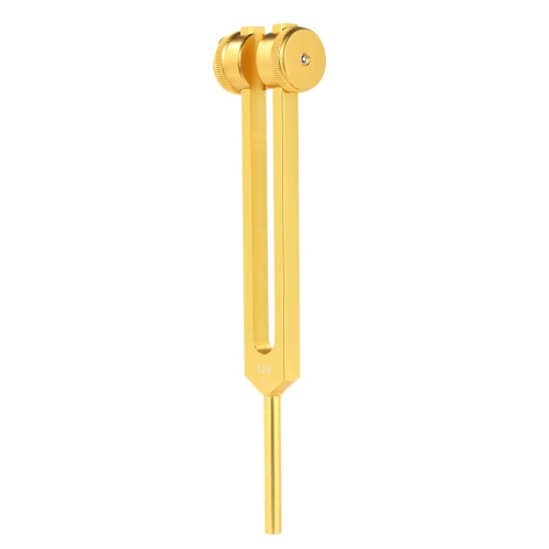 

128Hz Neural Tuning Fork Mining Ear Tuners Gold Ear Test Equipment Ear Care Tool