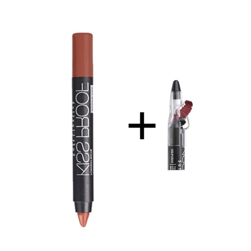 

MENOW 12 Colors Waterproof Powdery Matte Kiss Proof Мягкий комплект губной помады, оснащенный точильщиком Легко используя легкую C