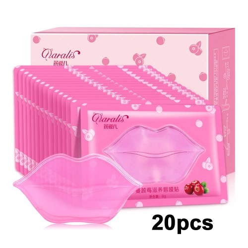 

Daralis 20pcs Lip Mask Plumper Crystal Collagen Pads