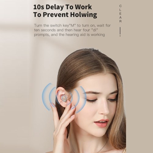Dual Ear Hearing Aids for Adults Seniors Rechargeable Sound Amplifier with DSP Personal Hearing Amplifier with Noise Reduction Adults Hearing Assist Devices with Charging Base 
