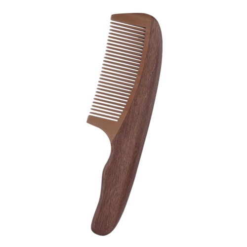 Pele de barba masculina Bigode Amoora Pearwood Pele Anti-estática Pele de cabelo facial para cabelo Brush