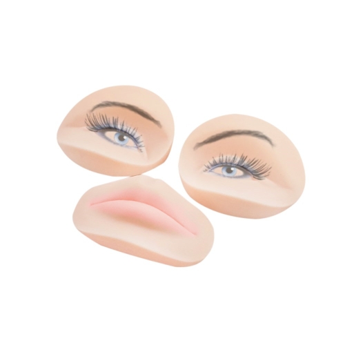 

Mannequin Head Accessory 2 Eyes + 1 Lip Make-Up Упражнения Татуировка Обучающая модель Увеличение ресниц Зерновые губы Операция Подводка для глаз