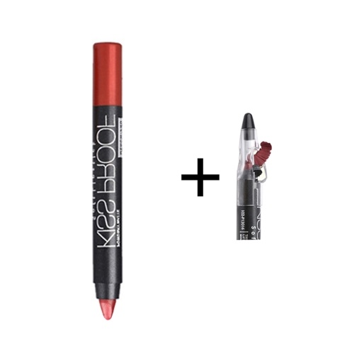 

MENOW 12 Colors Waterproof Powdery Matte Kiss Proof Мягкий комплект губной помады, оснащенный точильщиком Легко используя легкую C