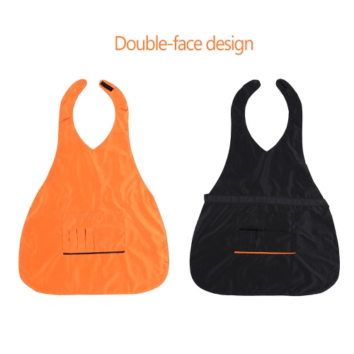 

Hairdressing Salon Apron for Hair Barber Water Resistant Hairdressing Cloth Hair Cutting Cape Dacron & Cotton Shampoo Cloth Orange