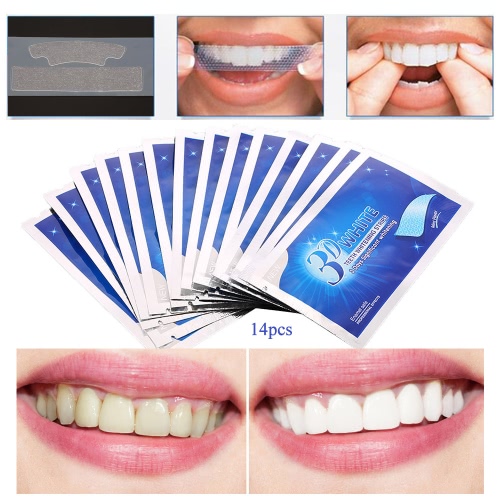 

28Pcs 3D Dental Whitening Double Elastic Gel Teeth Whitening Strips
