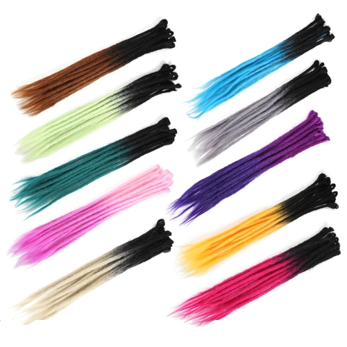 

Вязание крючком Плетение волос Jumbo Braids Мода Женщины Серый Синтетический Ombre Цвет градиента
