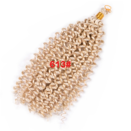 

1pcs Synthetic Crochet Braids 14 Inch Curly Grey,Black,Brown,Blonde,Purple Ombre Braiding Hair Extensions