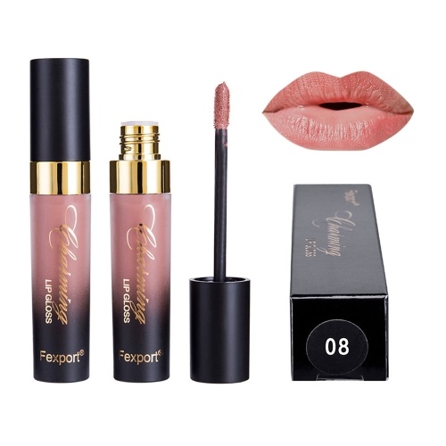 

Fexport Cosmetics 12 Color Fashion Matt Lipstick Длительный макияж Maquiagem Naked Longwear Lip Gloss F6101 # 01