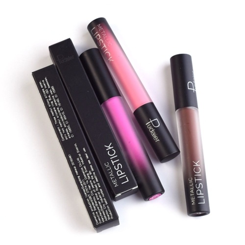

Pudaier Waterproof Nude Matte Lipstick 26 Colors Lip Gloss Lipstick Lip Balm Sexy Lip Tint Makeup Gift
