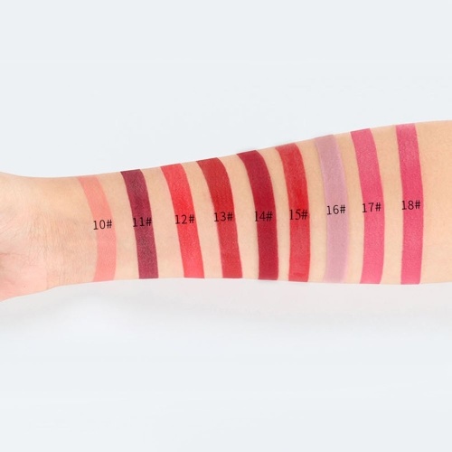 

Pudaier Lip Makeup Pigments Waterproof Lipstick Nude Sexy Long Lasting Lip Rouge Moisture Cosmetics