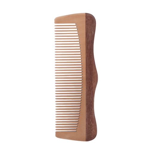 

Антистатическая деревянная массажная расческа Handmade Natural Peach Wood Comb Haircare Деревянная расческа