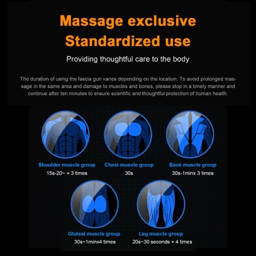 Fascia Massage Gun Electric Body Muscle Relaxation Massager 
