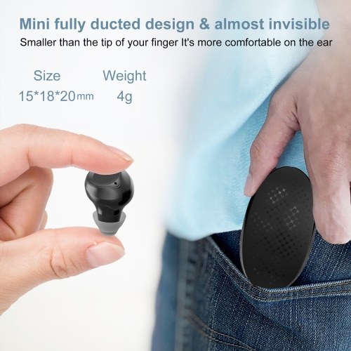Z-22A Digital Noise Cancelling In-Ear Hearing Aid with Charging Case 