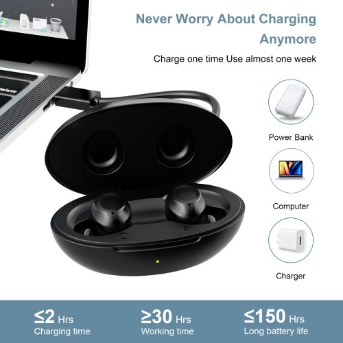 Z-22A Digital Noise Cancelling In-Ear Hearing Aid with Charging Case 