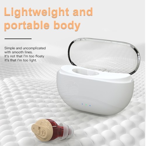 Hearing Aid for The Elderly Single-ear In-ear Sound Amplifier No Distinction Between Left and Right Ears Intelligent Noise Reduction to Eliminate Ambient Noise 