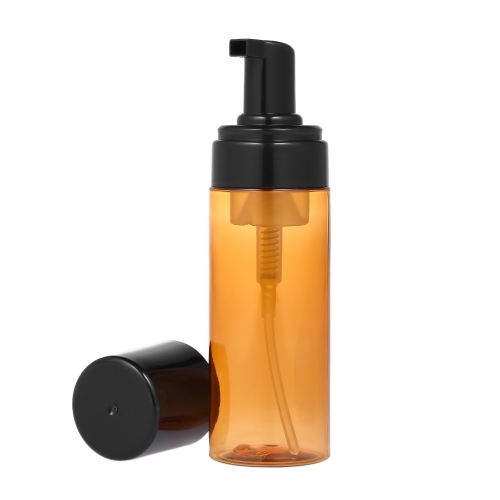 

150ml / 5.29oz Диспенсер для бутылочной бутылки с пенопластом Мини-пластиковый диспенсер для мыла для лица Кремовый шампунь Инстру