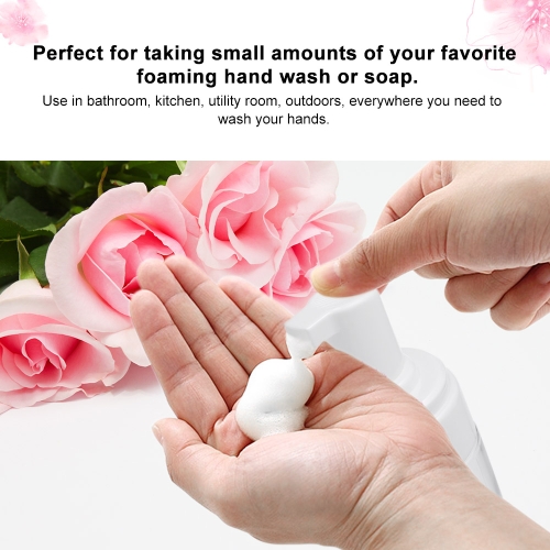 

150ml/5.29oz Foamer Bottle Pump Mini Plastic Soap Dispenser for Facial Cleanser Cream Shampoon Beauty Care Tool Travel Home Use