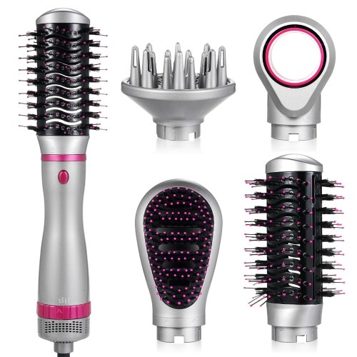 4-in-1 Hot Air Comb Home Use gerades Haar Lockige Haar-Blow-Trockner-Käm