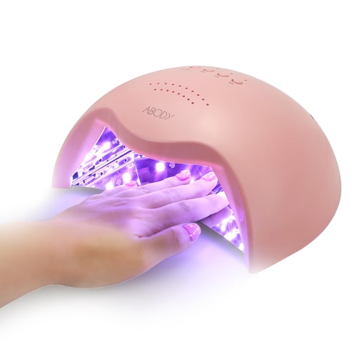 

Abody 26 / 42W светодиодные УФ-лампы для ногтей Сушилка Профессиональный Fingernail & Toenail гель леча машина для ногтей Light 100-240 Pink Великобритания Plug