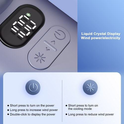 USB Rechargeable Mini Cooling Fan Handheld Desktop Fan 