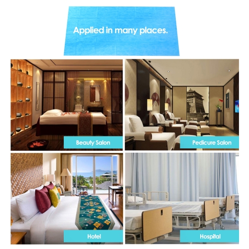 

10pcs/bag Spa Disposable Bed Sheets Salon Massage Bed Cover Non-Woven Waterproof Anti-oil 69in X 31.5in Hospital